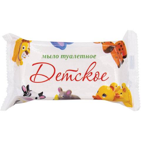 Мыло туалетное 100 г, ММЗ/КМЗ, ДЕТСКОЕ "Ромашка"