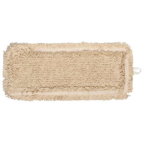 Насадка МОП плоская для швабры/держателя 40 см, уши/карманы (ТИП У/К), пробивной хлопок, LAIMA EXPERT, 605307