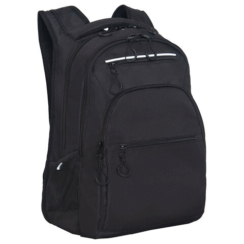 Рюкзак GRIZZLY школьный, анатомическая спинка, 2 отделения, для мальчиков, "ORIGINAL", 43х31х20 см, RU-531-1/1