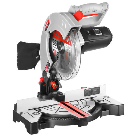 Пила торцовочная 1300 Вт, 5500 об/мин, диск 210х30 мм, ЗУБР Мастер ЗПТ-210-1400 Л