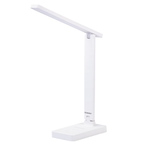 Настольная лампа / светильник беспроводная SONNEN PT-101, USB, LED, 2 Вт, 3 режима, белый, 238776