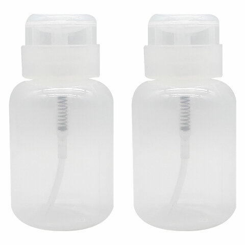 Набор флаконов с помпой дозатором косметический для маникюра, косметики, 2х200 мл, DASWERK (ДАСВЕРК), 609309