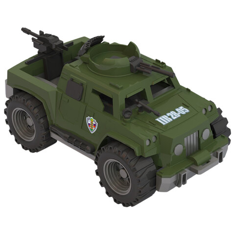 Военная машина игрушечная БОЕВАЯ "Дозор", пластиковая, 33,1x16,6x15,6 см, НОРДПЛАСТ, 240