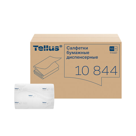 Салфетки Tellus/TORK (Система N4) Xpressnap Universal, 2-слойные, КОМПЛЕКТ 20 шт., 200 шт., белые, 10844