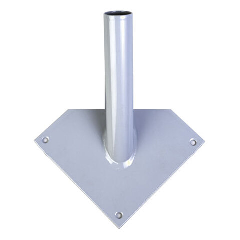 Кронштейн настенный для флага на одно древко, три точки крепления, металл, шк.40177