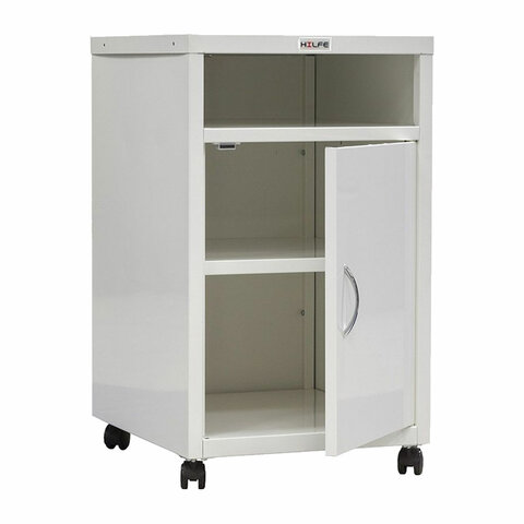 Тумба медицинская подкатная HILFE "МД ТП-3" 710х420х490 мм, цвет белый, S26199403309