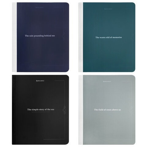 Тетрадь А5 96 л. BRAUBERG, на сшивке с корешком, клетка, обложка картон, "Vintage", 405290