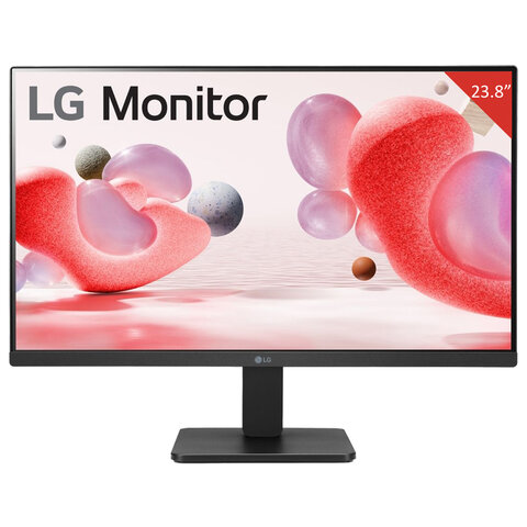 Монитор LG 24MR400-B 23.8" (60 см)/1920х1080/16:9/IPS/5ms/250cd/HDMI/VGA/черный, 24MR400-B.ARUQ