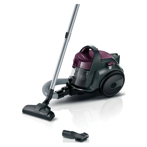 Пылесос BOSCH BGC05AAA1 с контейнером "циклон", 700 Вт, мощность всасывания 350 Вт, фиолетовый