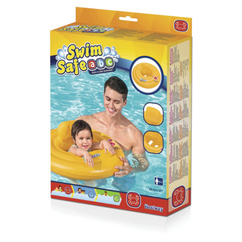 Надувные водные ходунки "Шаг A" диаметр 69 см, до 12 мес, BESTWAY, 32096