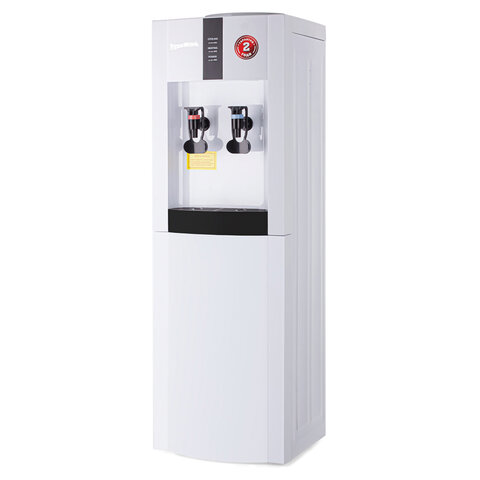 Кулер для воды AQUA WORK 16-LR, напольный, НАГРЕВ/ОХЛАЖДЕНИЕ КОМПРЕССОРНОЕ, 2 крана, белый, 25873