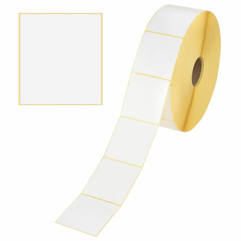 Термоэтикетки ЭКО, 58х60 мм, 3000 этикеток в ролике, 129998