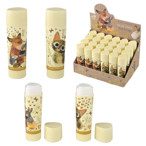 Клей-карандаш BRUNO VISCONTI "Love me", PVP основа, 15 г, 40-0018