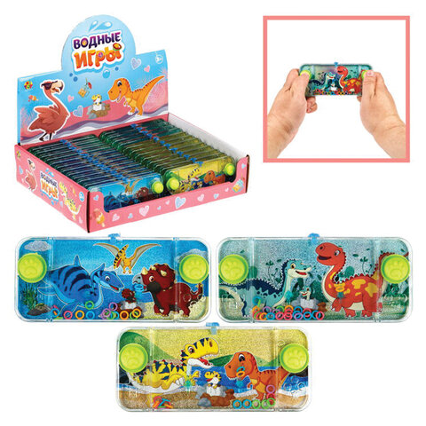 Водный тетрис колечки 15,5х7х2 см, АССОРТИ, дисплей, 1TOY, Т24409