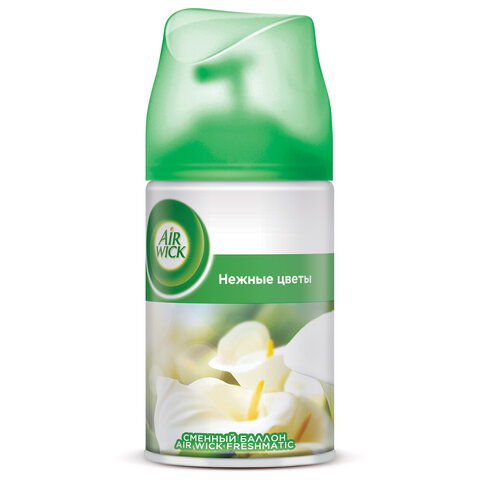 Сменный баллон 250 мл, AIRWICK "Нежные Цветы", для автоматических освежителей, универсальный, 224391