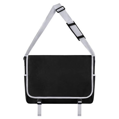 Сумка для художника БОЛЬШАЯ А3+ (46 см х 36 см), 3 отделения, черная, BRAUBERG ART CLASSIC, 272983