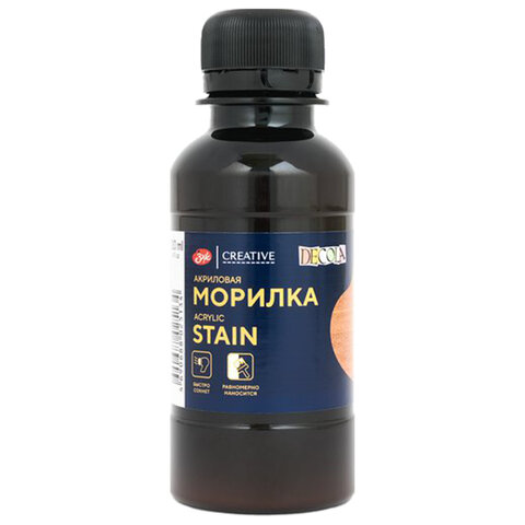 Морилка акриловая "Декола", флакон 120 мл, бук, Невская Палитра, 25733439