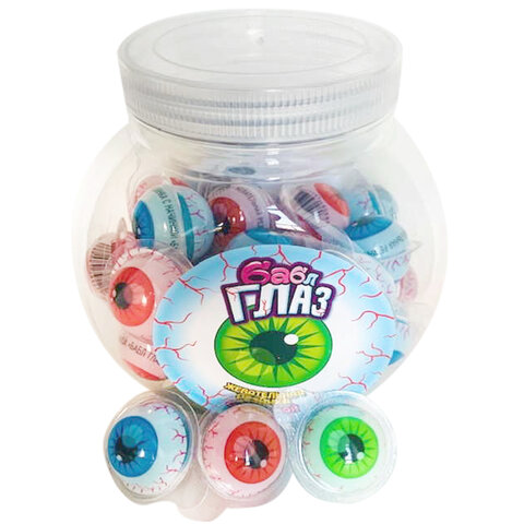 Жевательная резинка с начинкой "Бабл глаз", 12 г, КАНДИ КЛАБ, GUM071