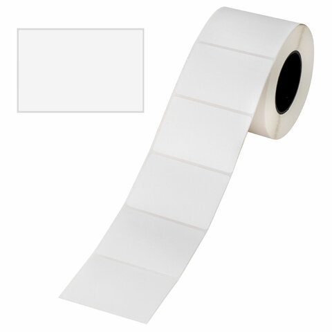 Термоэтикетки ЭКО, 58х40 мм, 700 этикеток в ролике, УДАЛЯЕМЫЙ КЛЕЙ, 115616