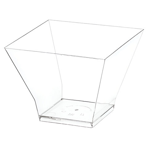 Креманка одноразовая 200 мл, пластиковая, "Средняя пагода", прозрачная, ВЗЛП, 5008П