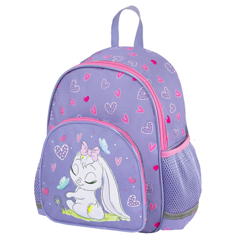 Рюкзак BRAUBERG KIDS PLAY детский, 1 отделение, 3 кармана, "Darling bunny", 29х23х12 см, 271390