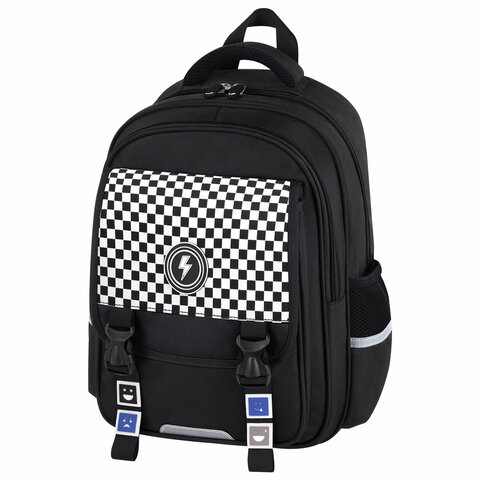 Рюкзак BRAUBERG SNAP, 2 отделения, 3 кармана, "Stylish checks", 39х28х16 см, 273130