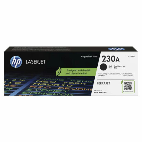 Картридж лазерный HP (W2300A) для Color LaserJet Pro 4303/4203, черный, ресурс 2000 стр., оригинальный