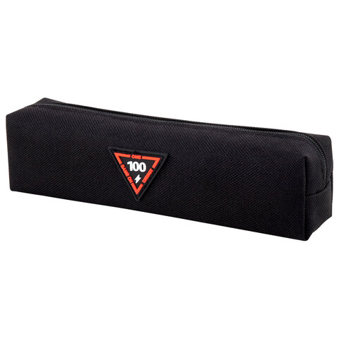 Пенал ЮНЛАНДИЯ ЮНИОР, 1 отделение, полиэстер, аппликация, "Energy", 20х6х4 см, 273799