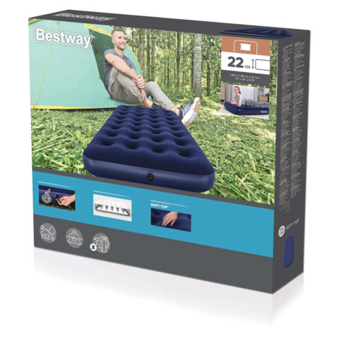 Надувной матрас 99х188х22 см, до 150 кг, BESTWAY, 67001