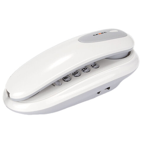 Телефон TEXET TX-236, тональный / импульсный режим, повтор, серый, 125840