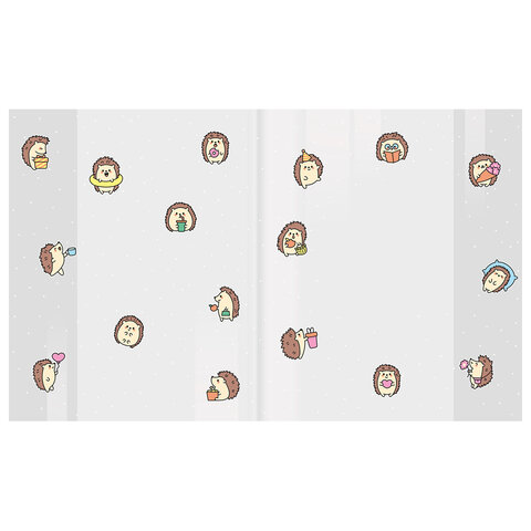 Обложки "HEDGEHOGS" для тетрадей и дневников, КОМПЛЕКТ 10 шт., ПЛОТНЫЕ, 210х350 мм, 110 мкм, FUNSTER (ФАНСТЕР), 274088