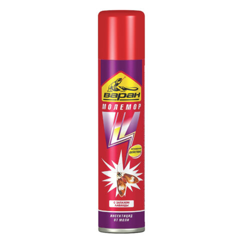 Средство инсектицидное от моли 180 мл, ВАРАН "Молемор", СИБИАР, 5-03.02.003.12