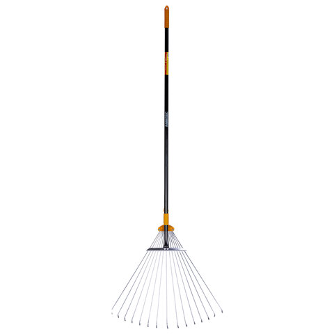 Грабли веерные 15 зубьев раздвижные, захват 20-60 см, ОБЩАЯ ДЛИНА 120-150 см, RABBITEX (РАББИТЕКС) "LONG HANDLE", 700495