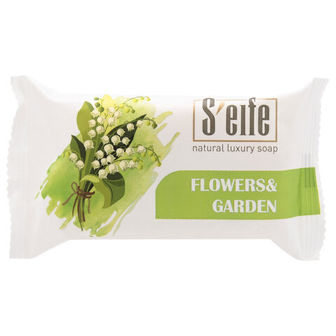 Мыло туалетное 100 г S'EIFE "Flowers & Garden" (Цветы и Сад), КМЗ, штампованное