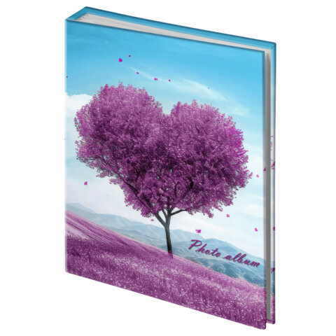 Фотоальбом BRAUBERG "Fancy heart" на 100 фото 10х15 см, твердая обложка, 391439