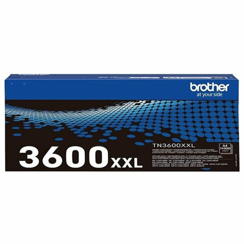 Картридж лазерный BROTHER (TN-3600XXL) HLL5210/6210/MFCL5710/5715 и другие, ресурс 11000 стр., ОРИГИНАЛЬНЫЙ