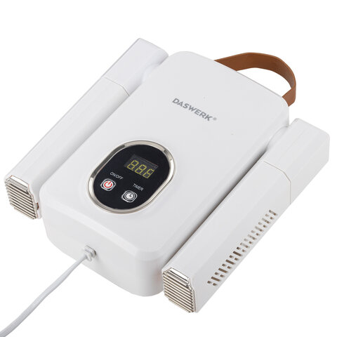 Сушилка для обуви, варежек, перчаток, складная, с подсветкой и таймером, 110 Вт, DASWERK (ДАСВЕРК) NANO SD12, 456789