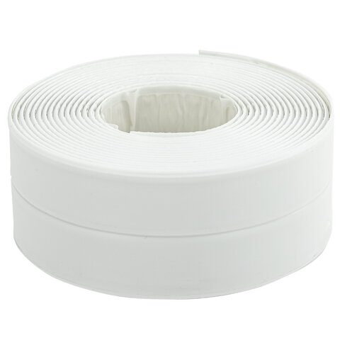 Клейкая лента бордюрная для ванны и кухни повышенной клейкости 38 мм х 3,35 м, бутил, DASWERK (ДАСВЕРК), 608774