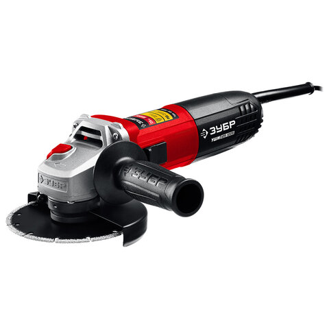 Машина шлифовальная угловая 1000 Вт, 11000 об/мин, диск 125 мм, ЗУБР Мастер УШМ-125-1005