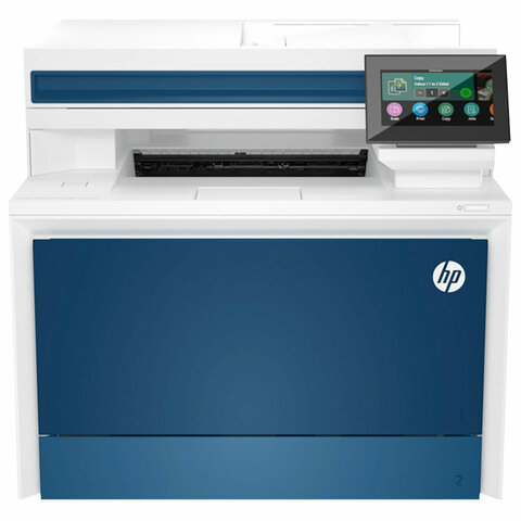 МФУ лазерное ЦВЕТНОЕ HP Color LJ Pro 4303dw "3 в 1", А4, 33 стр./мин, 50000 стр./мес, ДУПЛЕКС, АПД, Wi-Fi, сетевая карта, 5HH65A