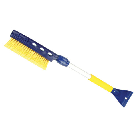 Щетка для снега со скребком телескопическая 75-94 см, мягкая щетина, GOODYEAR, WB-06, GY000206