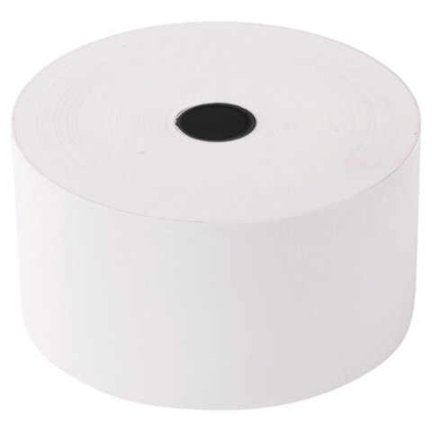 Чековая лента ТЕРМОБУМАГА 80 мм, (диаметр 120 мм, длина 170 м, втулка 26 мм), слой наружу, КОМПЛЕКТ 2 шт., 117524