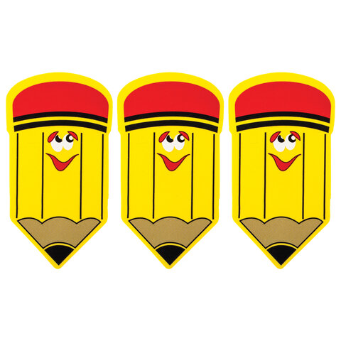 Стиратели магнитные для магнитно-маркерной доски ЮНЛАНДИЯ "Карандаш", 55х100 мм, КОМПЛЕКТ 3 ШТ., 237508.