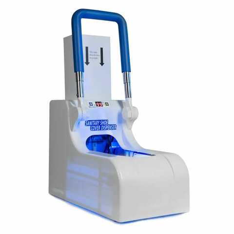 Аппарат для надевания бахил BOOT-PACK-MINI, 50 Вт, подсветка, белый, BT-EG11