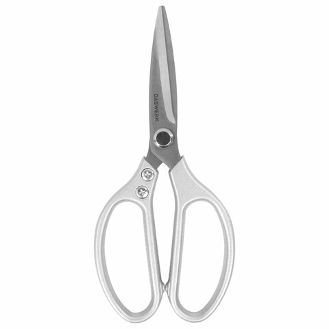 Ножницы кухонные DASWERK (ДАСВЕРК), 210 мм, удлиненное лезвие, металлические ручки, 608900