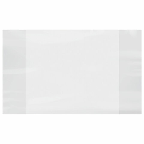 Обложка ПП для тетрадей и дневников, 40 мкм, 210х350 мм, прозрачная, 18.01