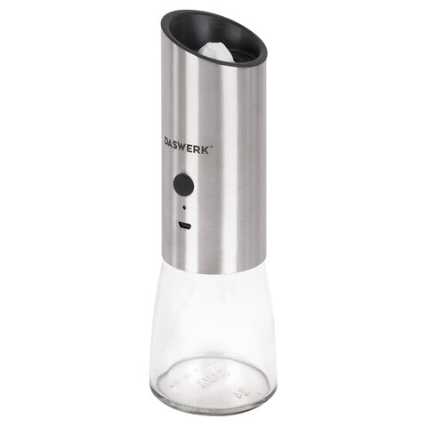 Мельница для специй ГРАВИТАЦИОННАЯ, электрическая, с подсветкой, USB, PM-7, DASWERK (ДАСВЕРК), 456625