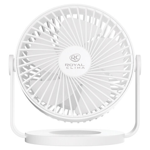 Вентилятор настольный ROYAL CLIMA RSF-0401M-WT, 4 режима, d=10 см, 5 Вт, белый, НС-1691753