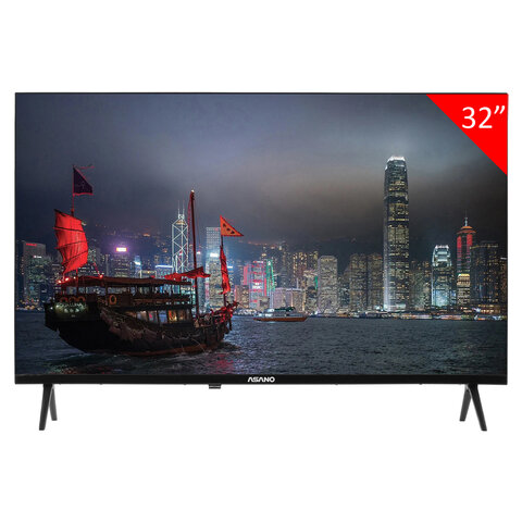 Телевизор ASANO 32LH5020T, 32" (80 см), 1366x768, HD, 16:9, Салют ТВ, Wi-Fi, безрамочный, черный