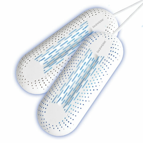 Сушилка для обуви электрическая с подсветкой, сушка для обуви, 12 Вт, DASWERK (ДАСВЕРК), SD2, 456195